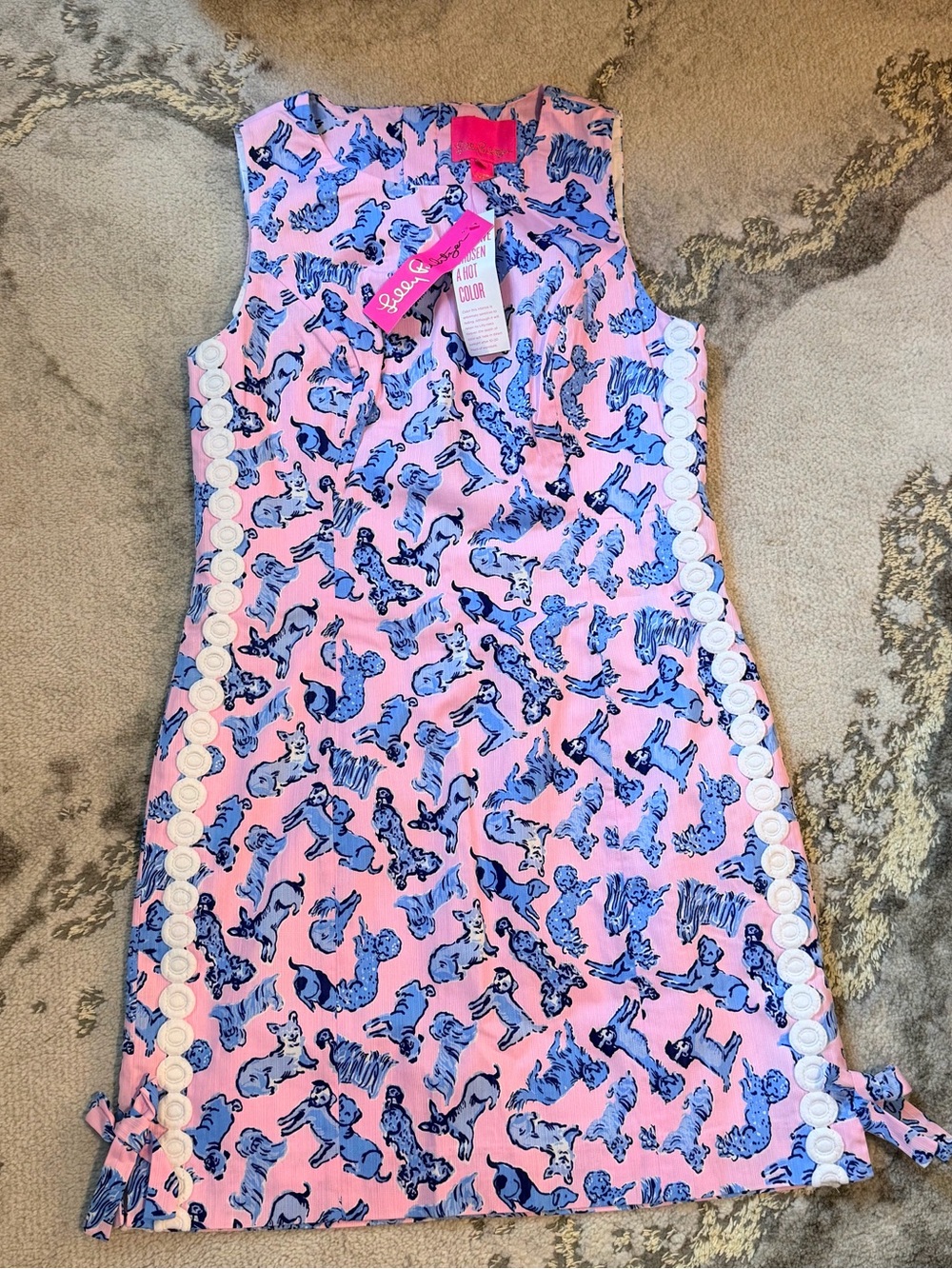 * Rare* NWT Lilly Pulitzer Mila Shift Dress Zanzibar Blue Sz 6